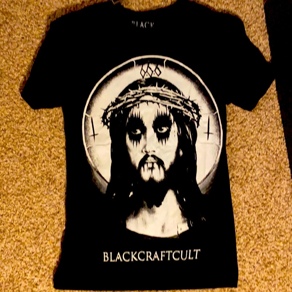 Blackcraft cult “Jesus enslaves” tee